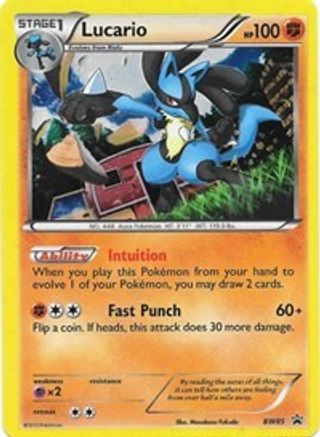 Lucario - BW85 (BW85)/101 Holo Rare Holofoil
