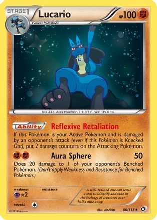 Lucario (80)/113 Holo Rare Holofoil