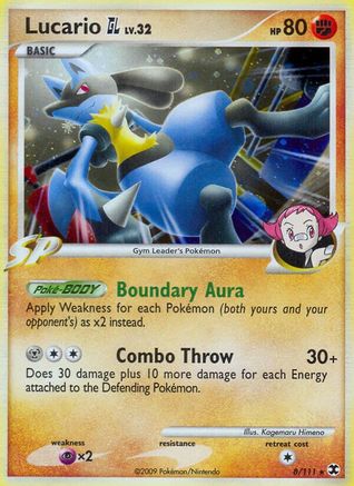 Lucario GL (8)/111 Holo Rare Reverse Holofoil