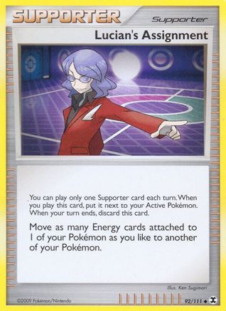 Lucian's Assignment (92)/111 Uncommon Reverse Holofoil