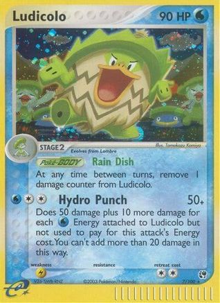 Ludicolo (7)/100 Holo Rare Reverse Holofoil