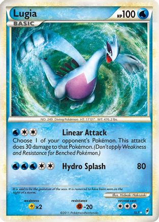 Lugia (Shiny) (SL7)/95 Shiny Holo Rare Holofoil