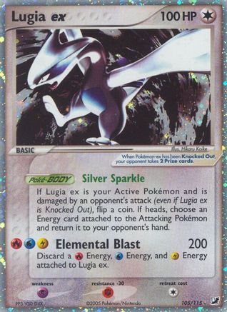 Lugia ex (105)/115 Ultra Rare Holofoil