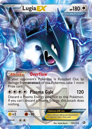 Lugia EX (Team Plasma) (102)/113 Ultra Rare Holofoil