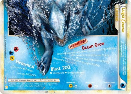 Lugia Legend (Bottom) (114)/123 Ultra Rare Holofoil