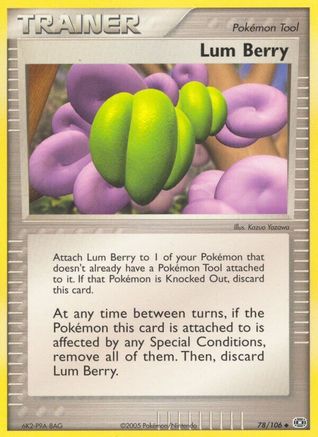 Lum Berry (78)/106 Uncommon Reverse Holofoil