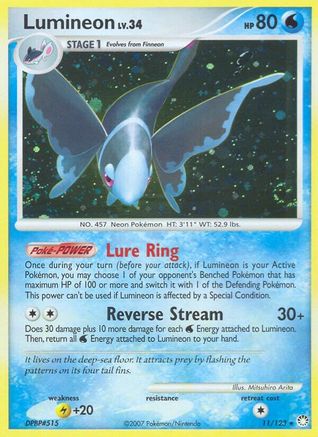 Lumineon (11)/123 Holo Rare Reverse Holofoil