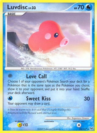 Luvdisc (35)/127 Rare Reverse Holofoil