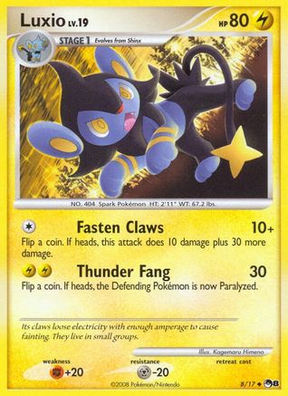 Luxio (8)/17 Uncommon Holofoil