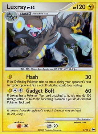 Luxray (5)/99 Holo Rare Holofoil