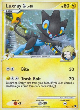 Luxray GL (9)/111 Holo Rare Holofoil