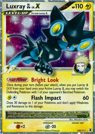 Luxray GL Lv.X (109)/111 Ultra Rare Holofoil