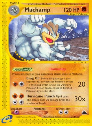 Machamp (16) (16)/144 Rare Reverse Holofoil