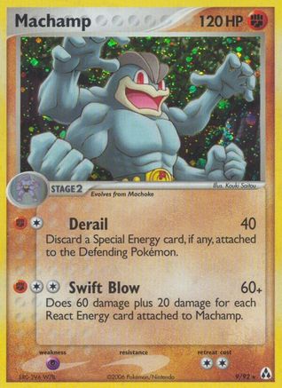 Machamp (9)/92 Holo Rare Reverse Holofoil