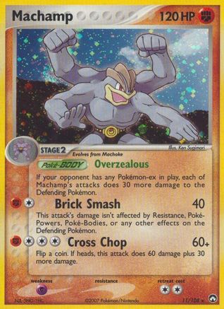 Machamp (11)/108 Holo Rare Reverse Holofoil