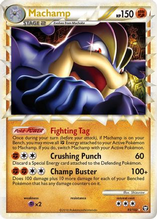 Machamp (Prime) (95)/102 Ultra Rare Holofoil
