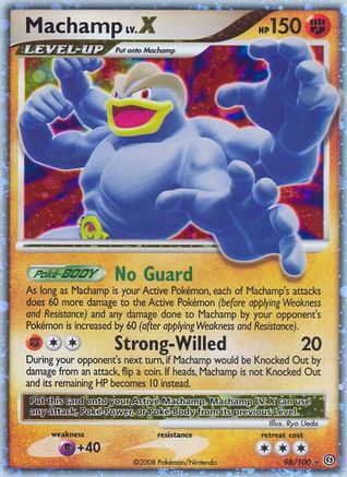 Machamp LV.X (98)/100 Ultra Rare Holofoil