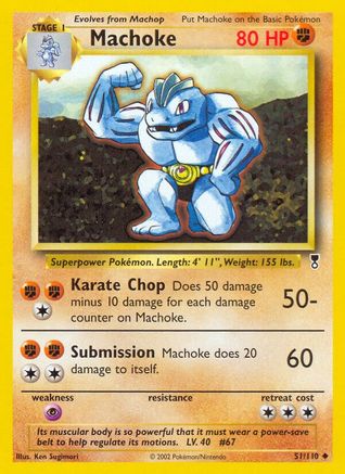 Machoke (51)/110 Uncommon Reverse Holofoil