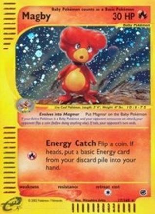 Magby (17) (17)/165 Holo Rare Reverse Holofoil