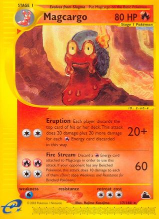 Magcargo (17) (17)/144 Rare Reverse Holofoil