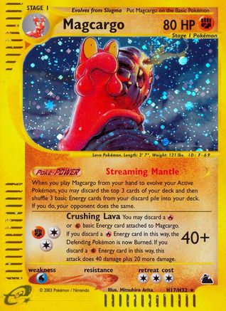 Magcargo (H17) (H17)/144 Holo Rare Holofoil
