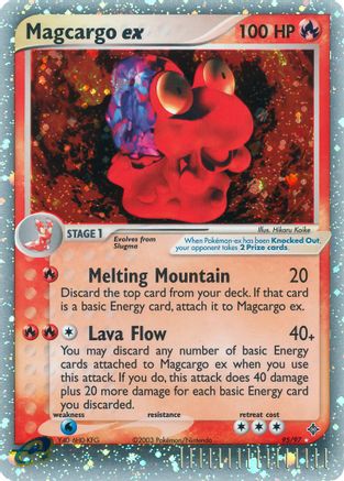 Magcargo ex (95)/97 Ultra Rare Holofoil