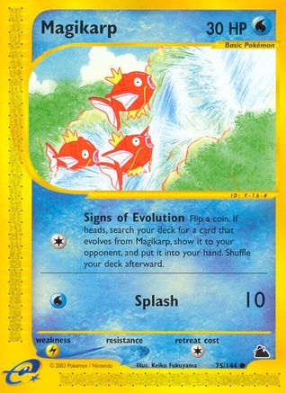 Magikarp (75)/144 Common Reverse Holofoil