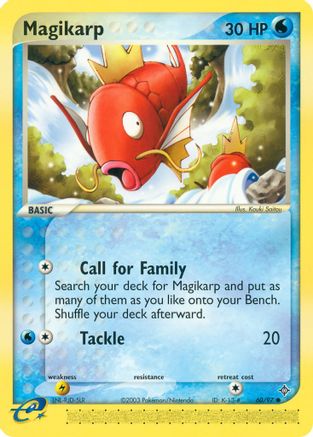 Magikarp (60)/97 Common Reverse Holofoil