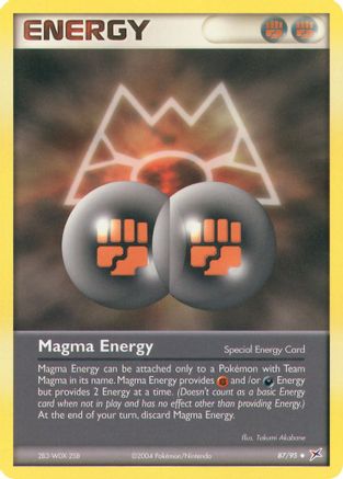 Magma Energy (87)/95 Uncommon Reverse Holofoil