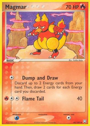 Magmar (44)/109 Uncommon Reverse Holofoil