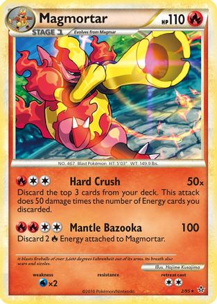 Magmortar (2)/95 Holo Rare Reverse Holofoil