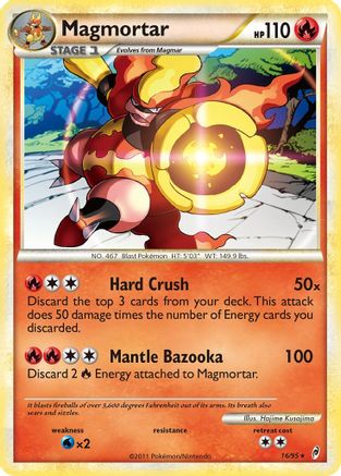 Magmortar (16)/95 Holo Rare Reverse Holofoil
