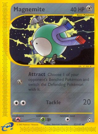 Magnemite (52) (52)/147 Uncommon Reverse Holofoil