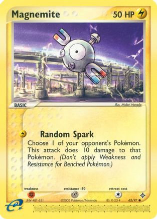 Magnemite - 62/97 (62)/97 Common Reverse Holofoil