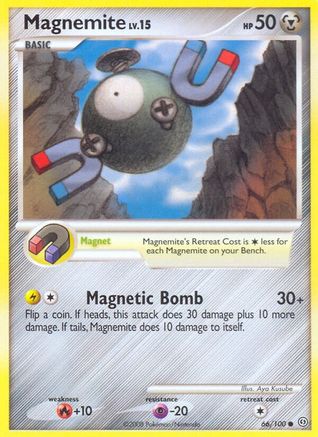Magnemite (66) (66)/100 Common Reverse Holofoil