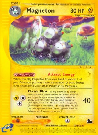 Magneton (19) (19)/144 Rare Reverse Holofoil