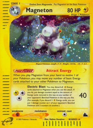 Magneton (H18) (H18)/144 Holo Rare Holofoil