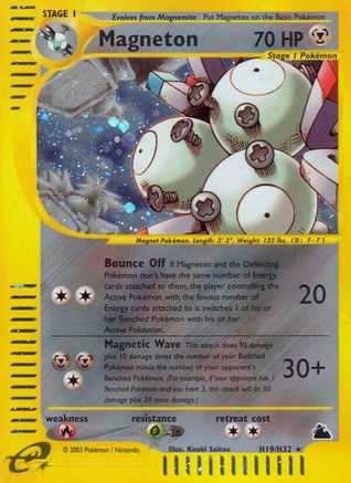 Magneton (H19) (H19)/144 Holo Rare Holofoil