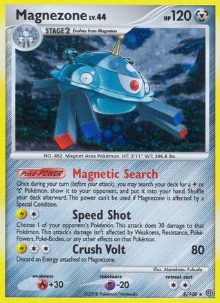 Magnezone (5) (5)/100 Holo Rare Reverse Holofoil