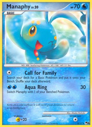 Manaphy (3)/17 Rare