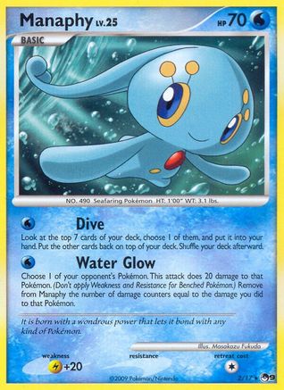 Manaphy (2)/17 Rare Holofoil