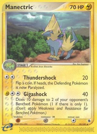 Manectric - 39/109 (39)/109 Uncommon Reverse Holofoil