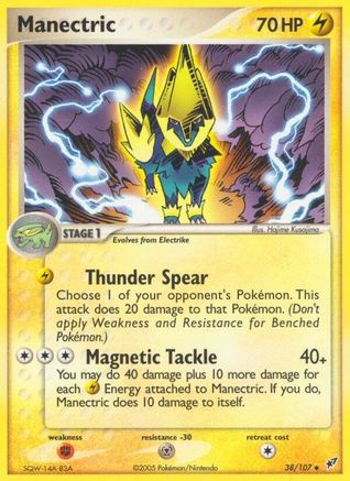 Manectric (38)/107 Uncommon Reverse Holofoil
