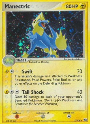 Manectric - 007/106 (7)/106 Holo Rare Reverse Holofoil