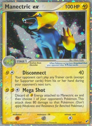 Manectric ex (101)/107 Ultra Rare