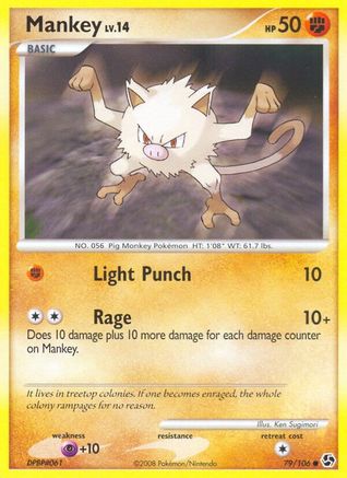 Mankey (79)/106 Common Reverse Holofoil