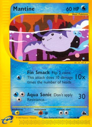 Mantine (77)/144 Common Reverse Holofoil
