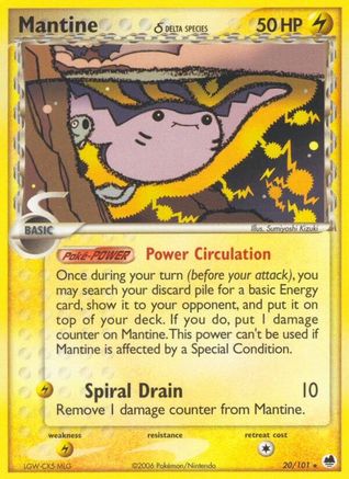 Mantine (Delta Species) (20)/101 Rare