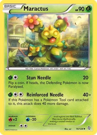 Maractus (16)/124 Uncommon Reverse Holofoil
