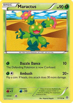 Maractus (11)/135 Uncommon Reverse Holofoil